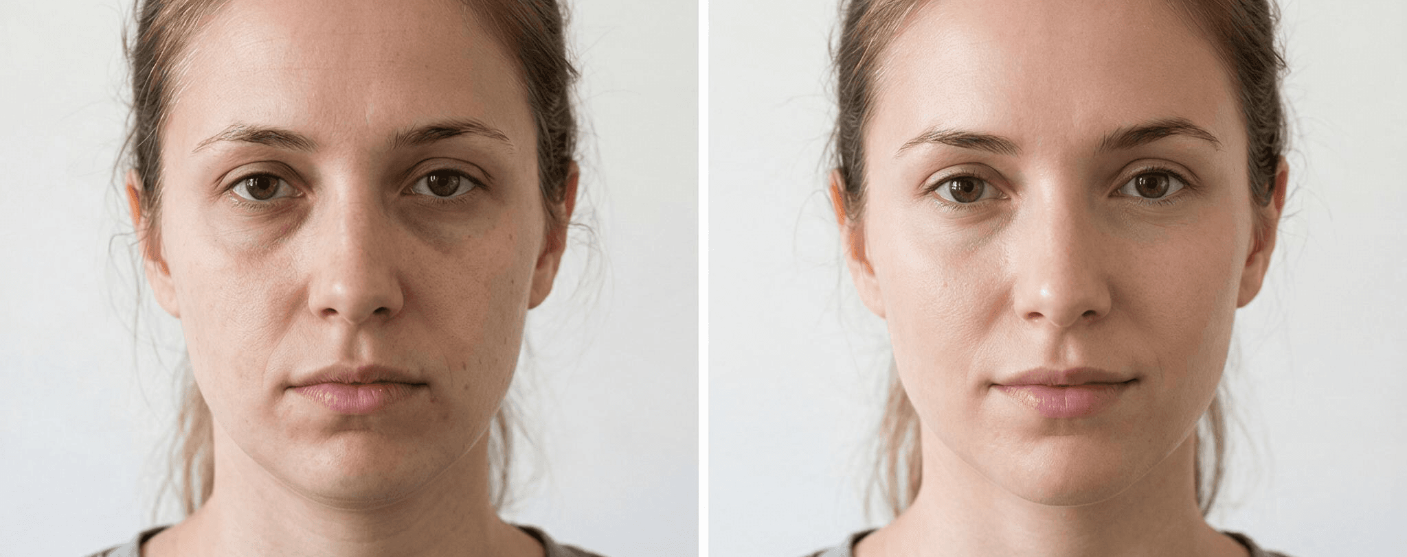 Under-Eye Brightening & Facial Radiance — before
